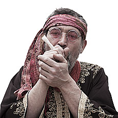 christophe martin les choses - autoportrait - selfportrait - hippie