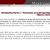 Christophe Martin : "Fiction(s) et anthropologie au 18ème siècle ..."